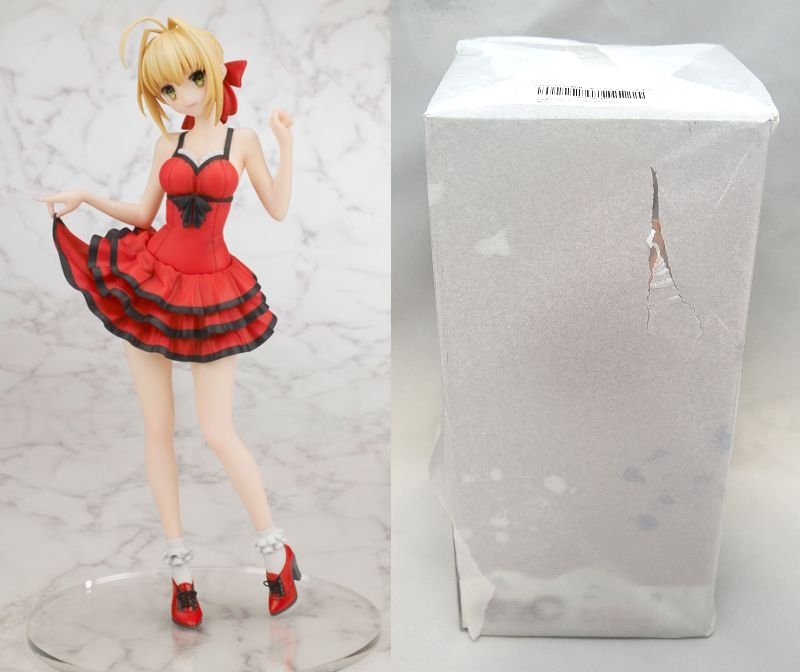 【１円～薄紙付未開封】セイバー 深紅の現代衣装 Fate/EXTRA CCC （フィギュア） [フレア]