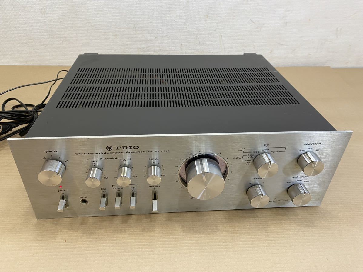 TRIO TRIO、アンプ、KA-7100D ジャンク トリオ プリメインアンプ KA