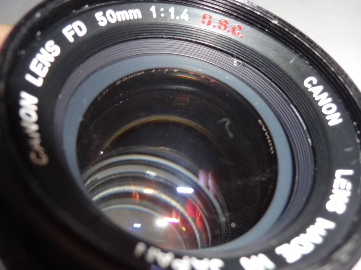 Canon A-1 + FD 50mm F1.4 S.S.C キヤノン フィルムカメラ MF一眼レフ