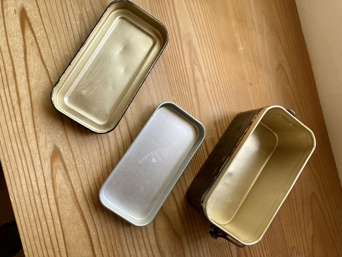 角型飯盒 将校用飯盒 日本軍 帝国陸軍 飯盒 軍隊 昭和レトロ  