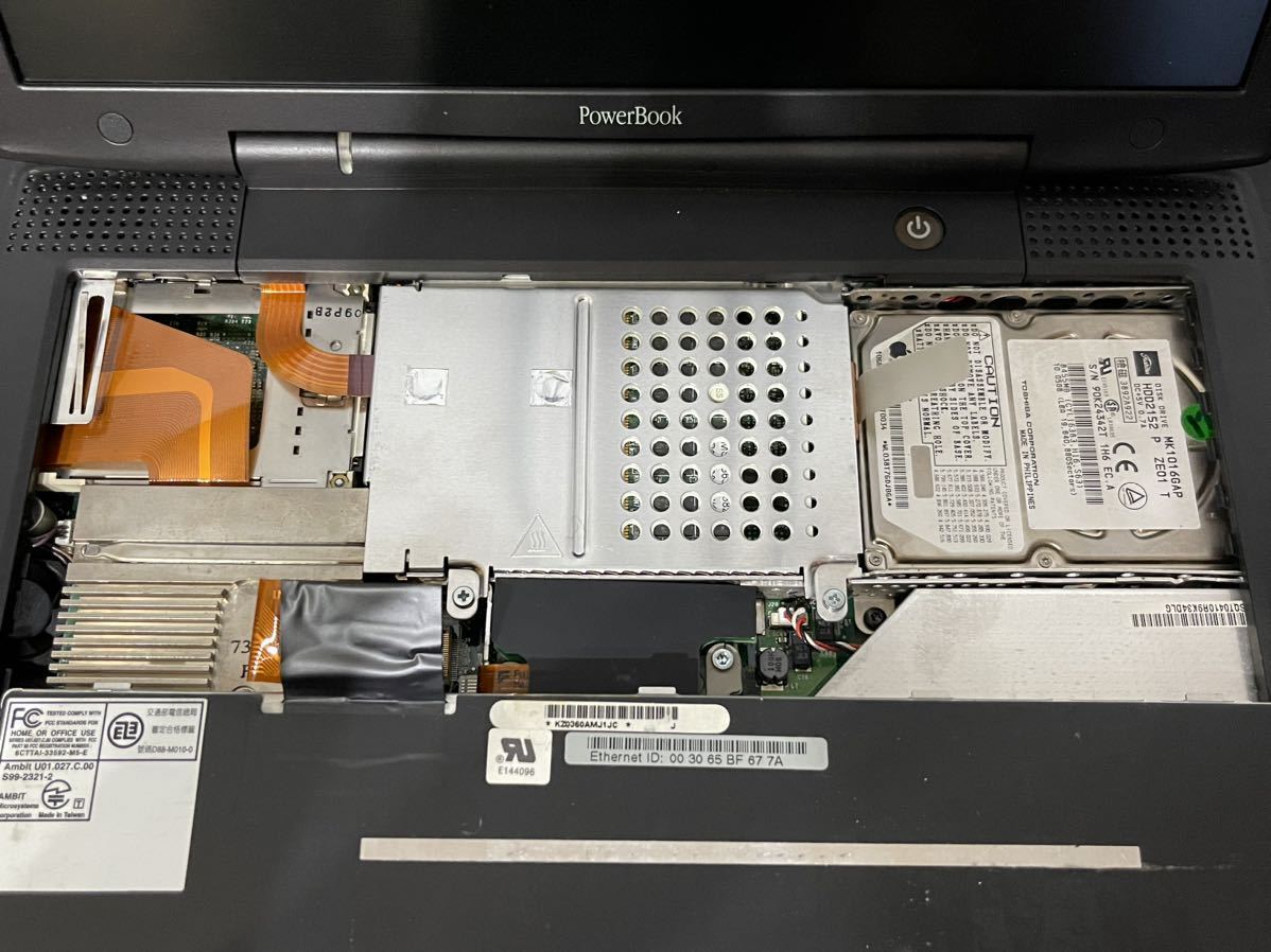 ジャンク/Apple/アップル/PowerBook G3/400Mhz/(Firewire/Pismo)/RAM