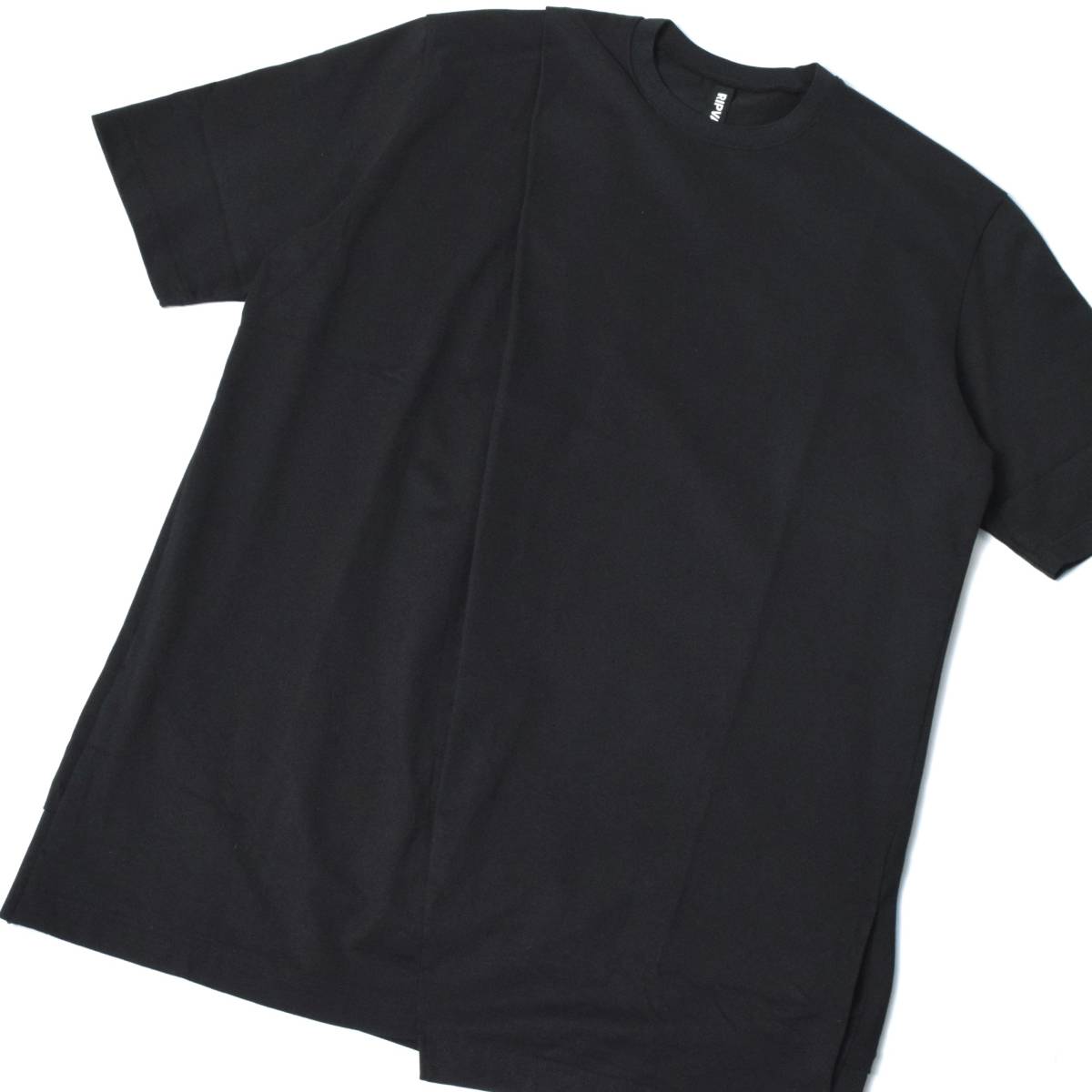 未使用 ripvanwinkle リップヴァンウィンクル クロスジャージー Tシャツ S ブラック 黒 RW-432