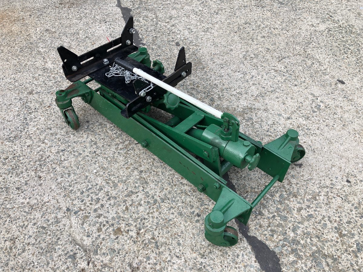 【兵庫県発】 長崎ジャッキ M-800 ミッションジャッキ トランスミッション スタンド ジャッキアップ フロアジャッキ 自動車整備 板金