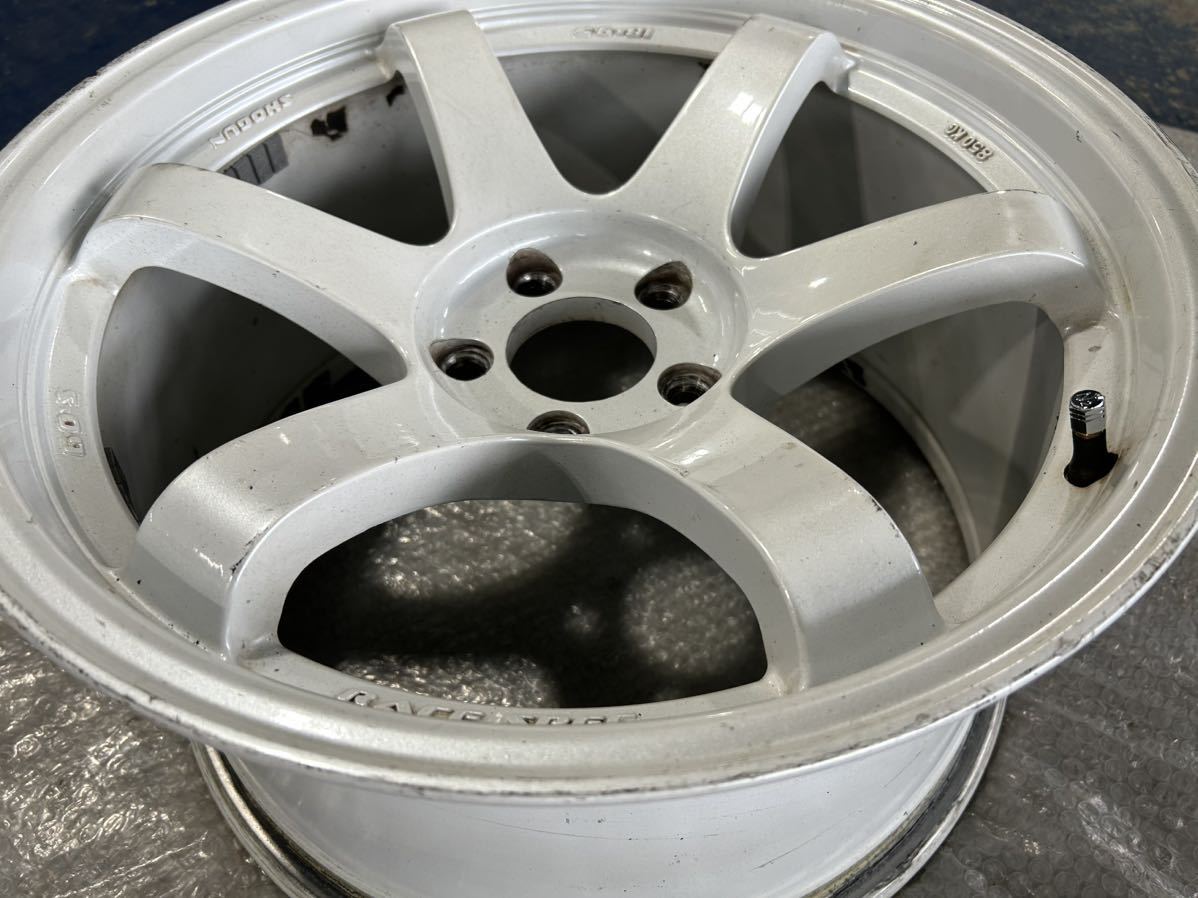 SHOGUN ホイール 18in 9.5j +20 114.3 TE37レプリカ ヒビ有り 1本 