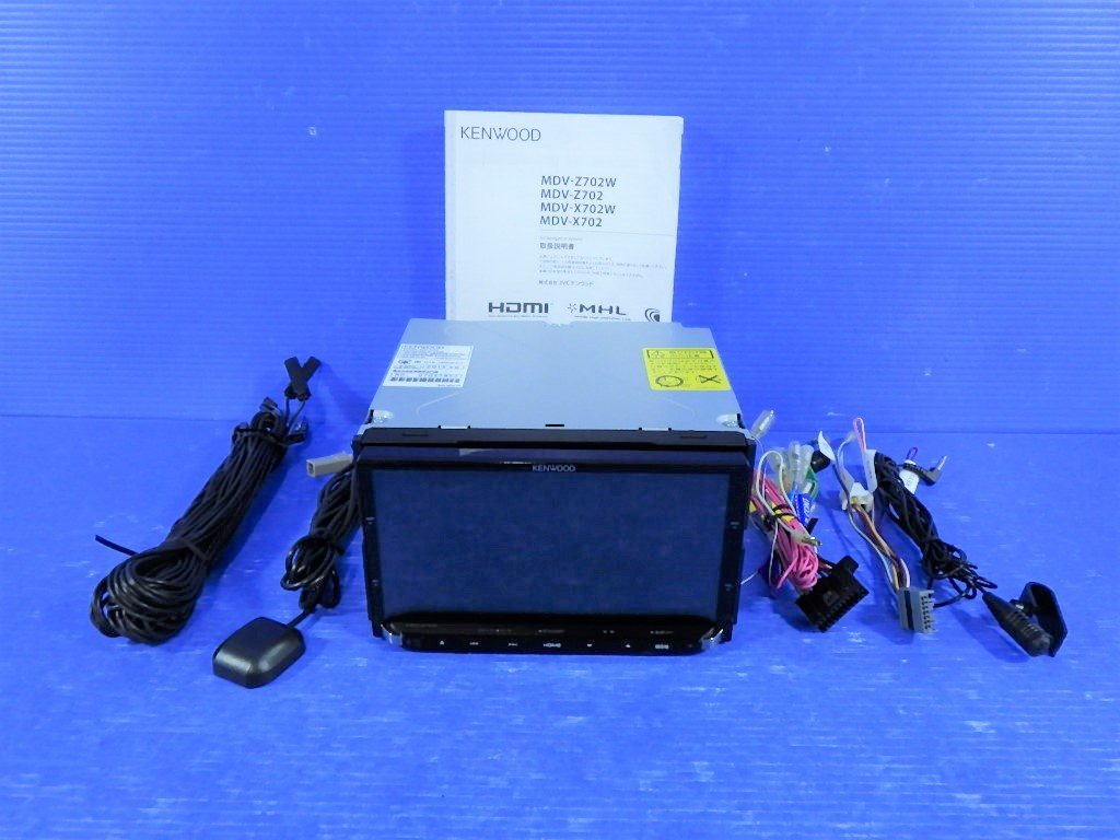 KENWOOD カーナビ MDV-Z702フルセグ Bluetooth HDMI ☆ケンウッド 彩速
