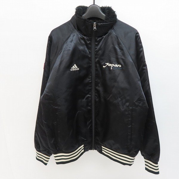 adidas/アディダス サッカー 日本代表 八咫烏刺繍 ボア ブルゾン