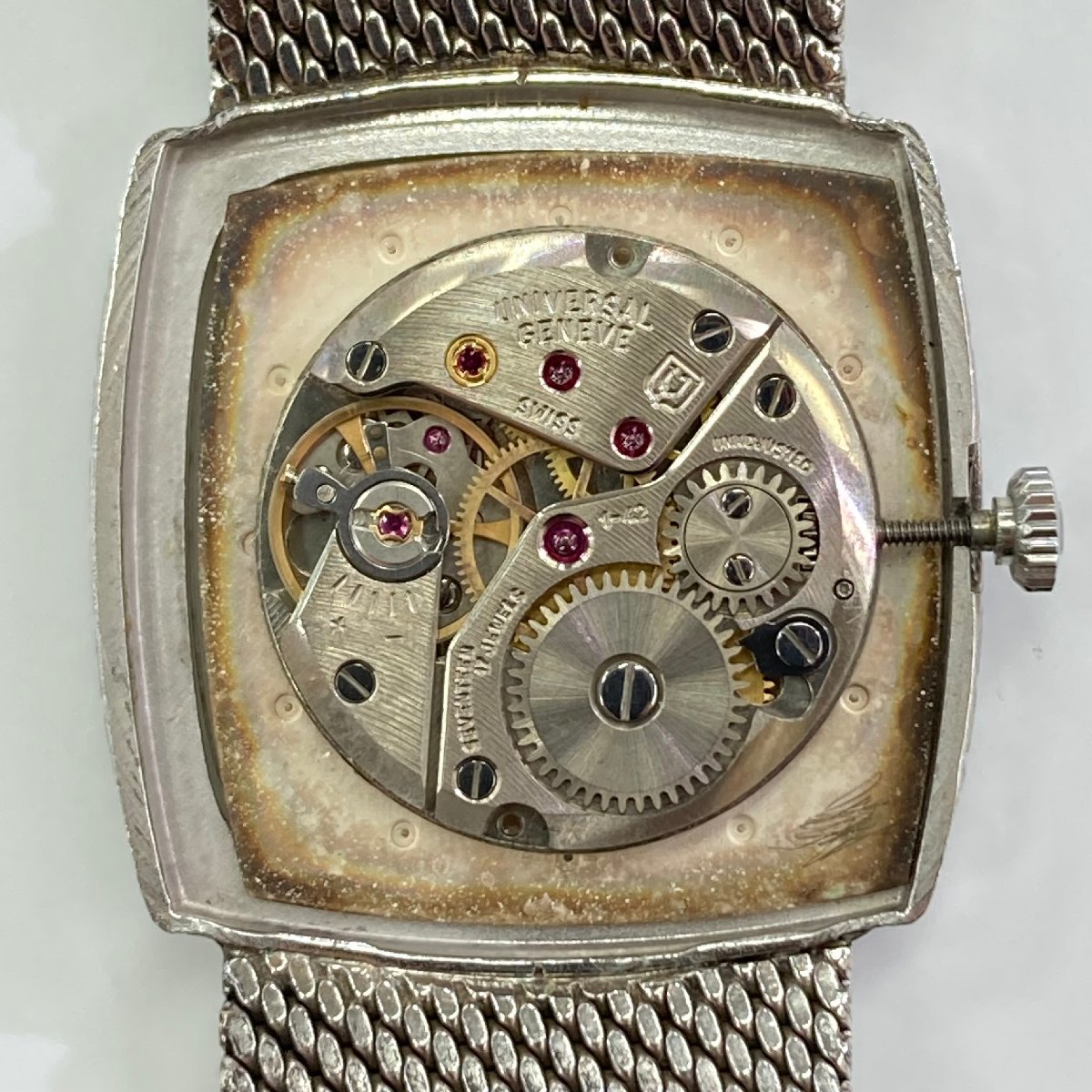 美品☆OMEGA Geneve 腕時計 手巻き デイト アナログ オメガ ジュネーブ