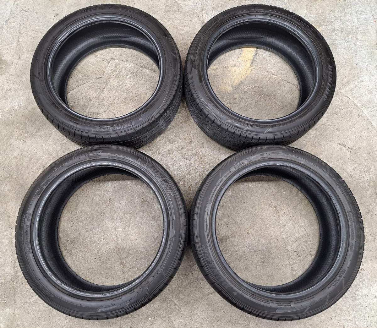 ダンロップ SPスポーツマックス050 225/45R18　タイヤ 2020年 4本セット スバル WRX S4 レヴォーグ クラウン マークX オデッセイ アテンザ