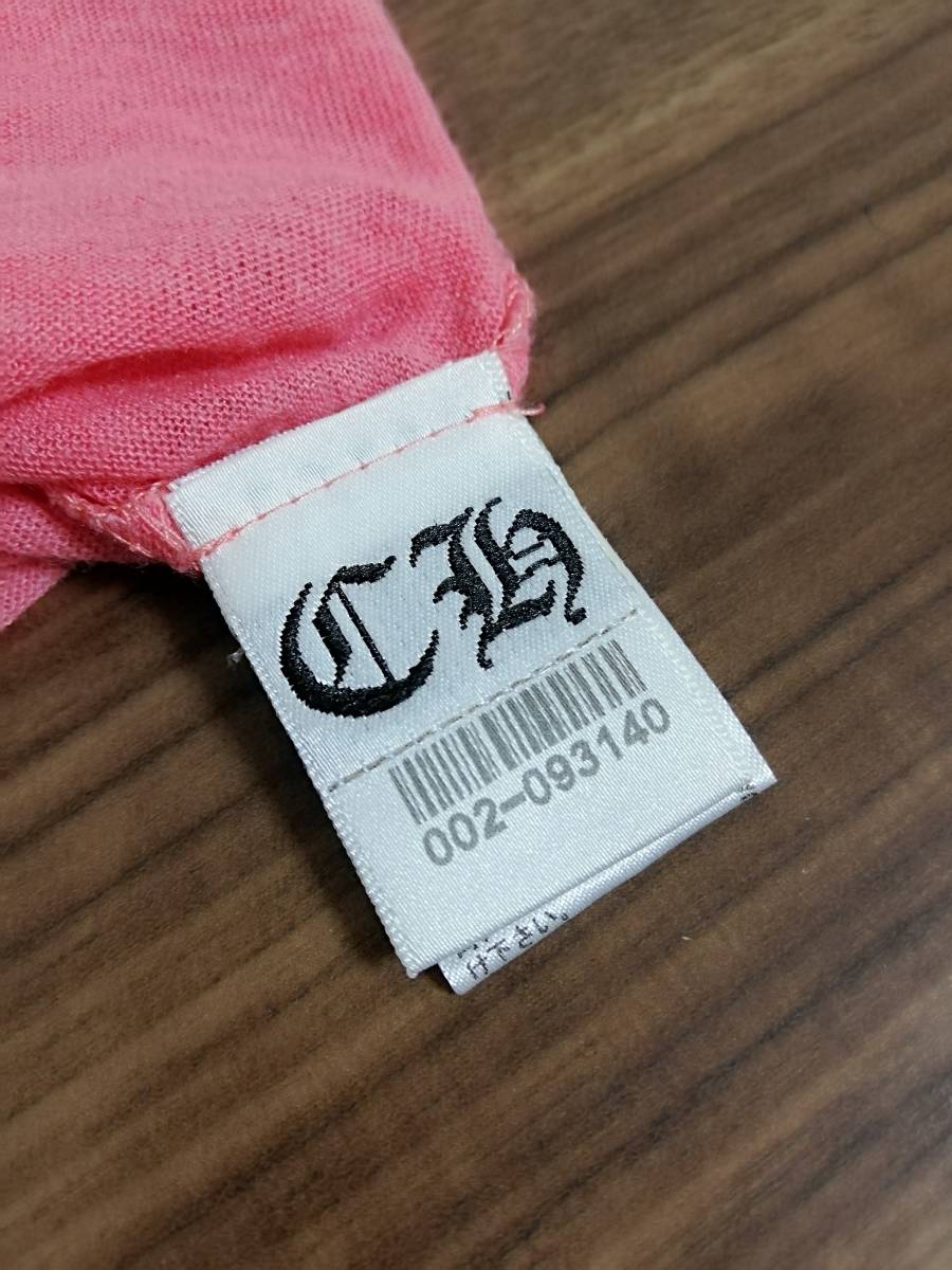 ★送料無料★クロムハーツ★ロングtシャツ★トップス★ロンt★クロス★スクロールラベル★セメタリークロス★ブラック★レッド★