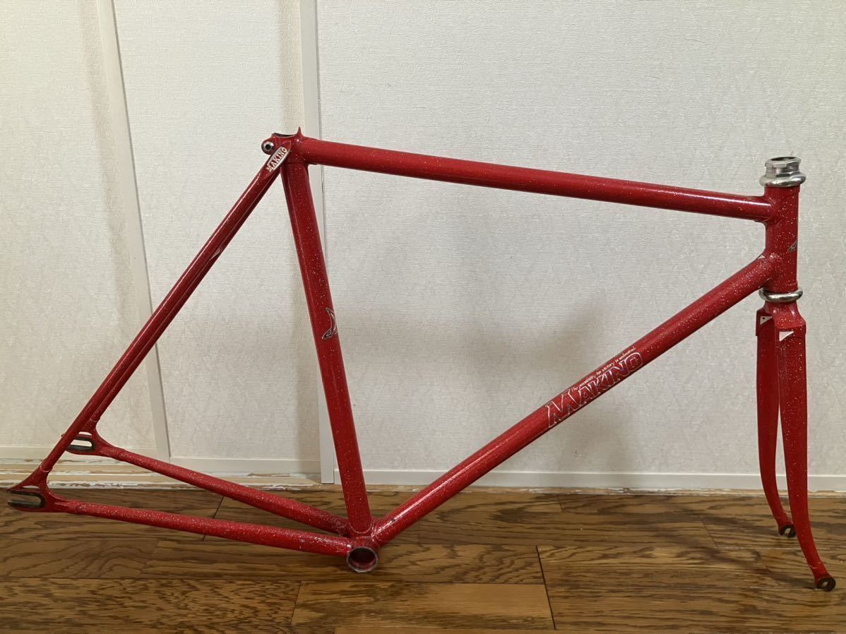 MAKINO マキノ ピスト njs 競輪 フレーム ジャンク MAKINO