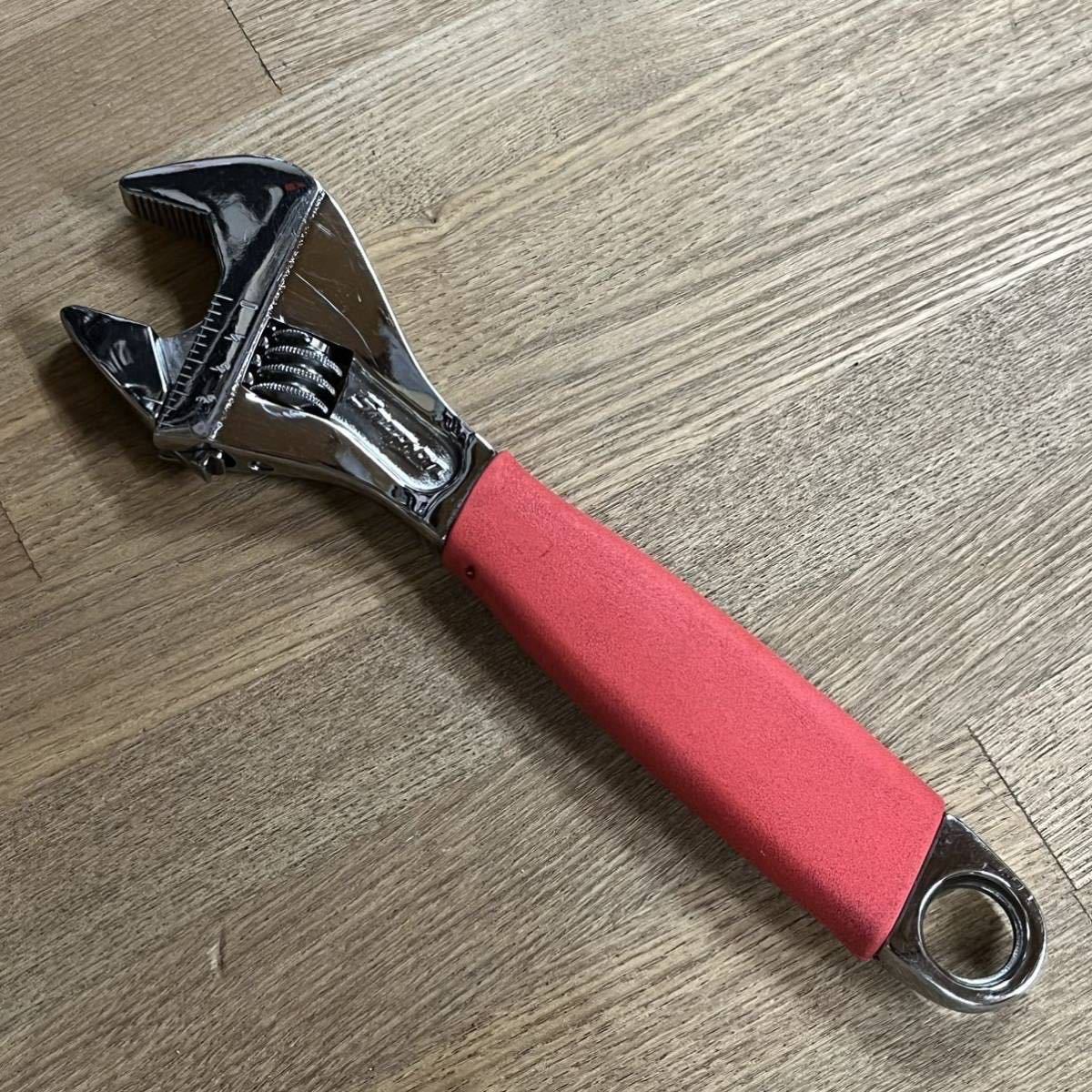 ☆ Snap-on モンキーレンチ FADH8レッドスナップオン モンキーレンチ