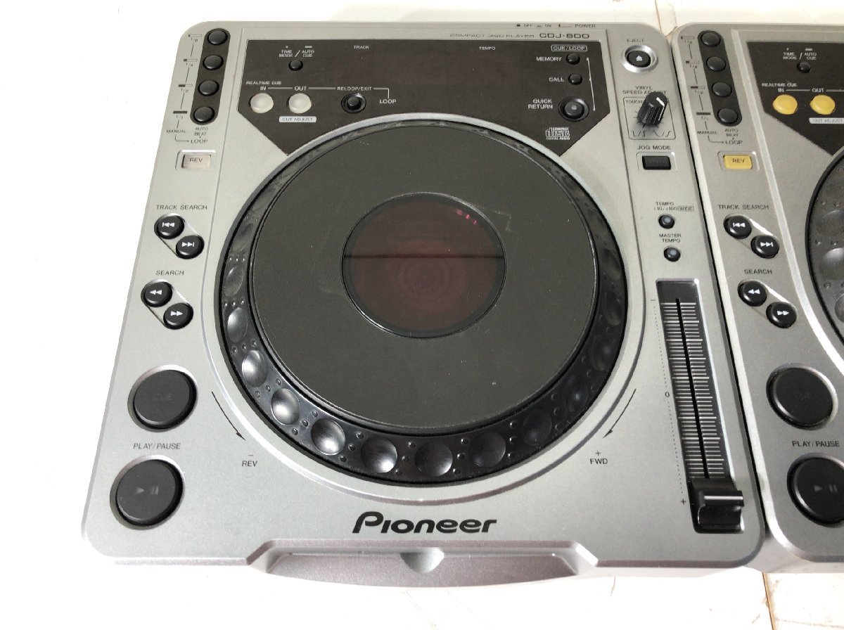 PIONEER パイオニア CDJ-800 ペア 2台セット CDプレーヤー DJ