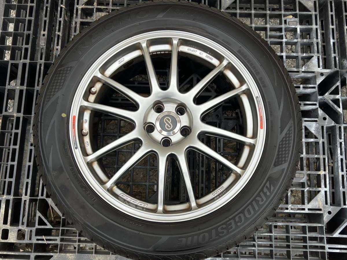 ENKEI エンケイ GTC01 18インチ 18×7.5J+48 PCD100 5穴 ブリジストン 