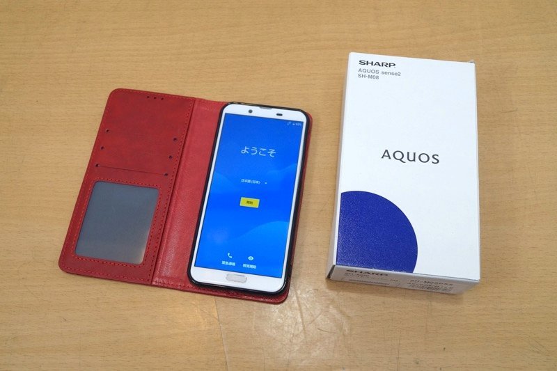 SHARP AQUOS sence2 SH-M08 32GB/白 SIMロック無し 程度良品/かんたんスマホバージョン