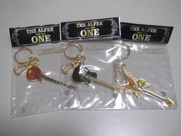 ♪THE ALFEE AUBE 2006 ONE ギターキーホルダー 3種セット アルフィー