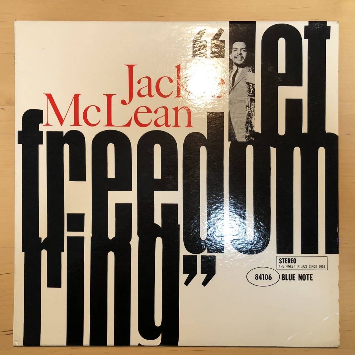 USオリジナル JACKIE MCLEAN LET FREEDOM RING BLUE NOTE BST84106 N.Y 片DG VAN GELDER STEREO 耳 コーティング