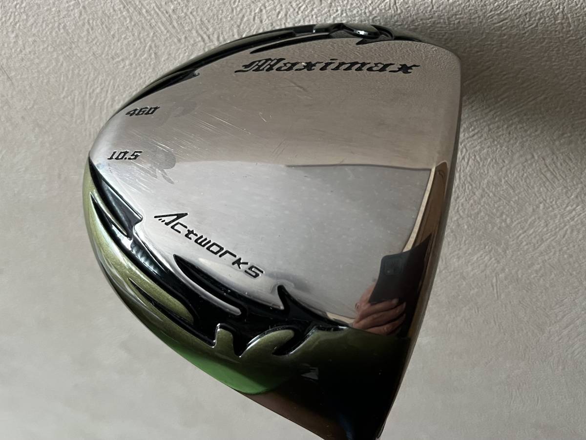新品 WORKS GOLF ファイヤー マキシマックス ヘッドカバー付