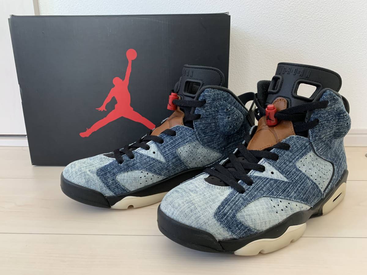 高品質，品質保証 正規 NIKE AIR JORDAN 6 WASHED DENIM&black sail CT5350-401 ジョーダン ウォッシュドデニム/セイル/バーシティレッド/ブラック(27.5cm)｜売買されたオークション情報、yahooの商品情報をアーカイブ公開 - 27.5cm