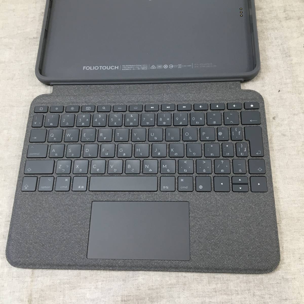 新品》ロジクール きやすく Folio Touch 第4/5世代用 iK1094BKAr