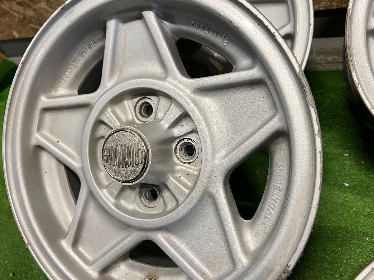 軽量 CROMODORA クロモドラ 13インチ 5.5J +18 PCD100 4H 4本セット 