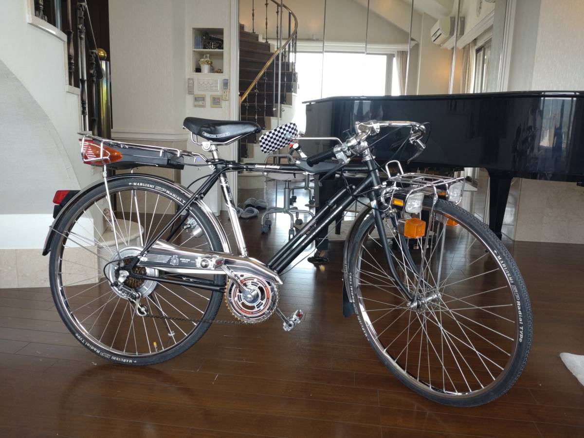 希少 未使用 フラッシャー付自転車 丸石自転車 ヤングホリデー 京都市