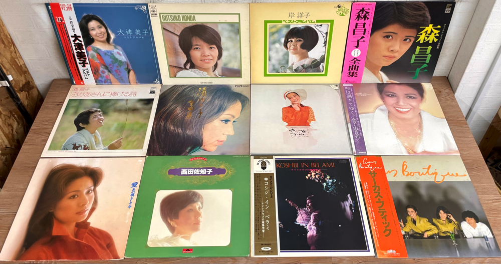 昭和 歌謡曲 女性歌手 60枚 LP レコード 大量 セット 0428 奥村チヨ 森山良子 ペギー葉山 江利チエミ 伊東ゆかり 岸洋子 シモンズ 大津美子