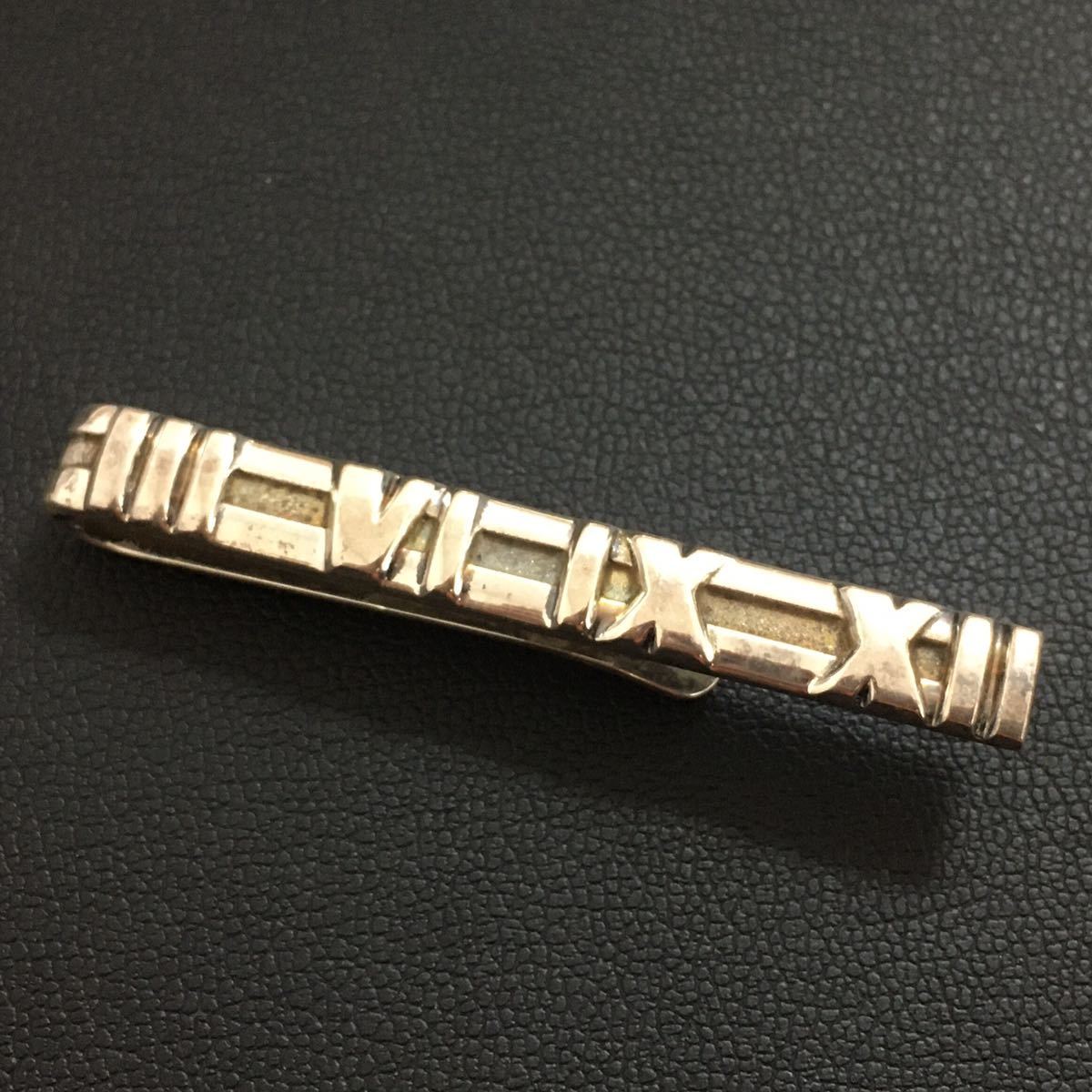 TIFFANY＆Co. ティファニー Atlas アトラス シルバー SV925 ネクタイ
