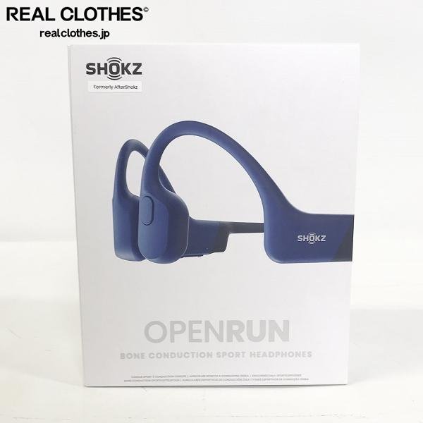 SHOKZ OPENRUN 骨伝導イヤホン S803 ブルー Shokz OpenRun（ブルー
