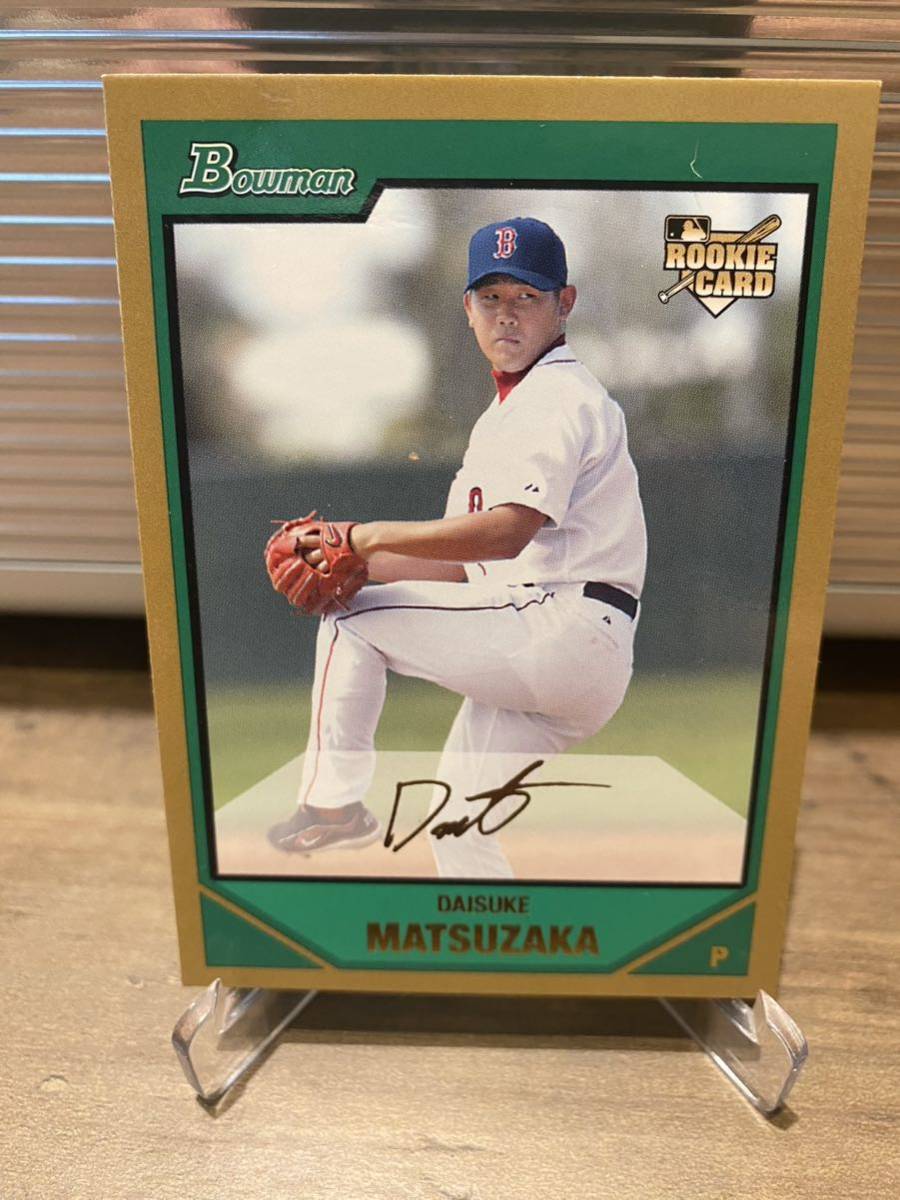 激レア 松坂大輔 ルーキー カード プリントサイン MLB WBC(Topps
