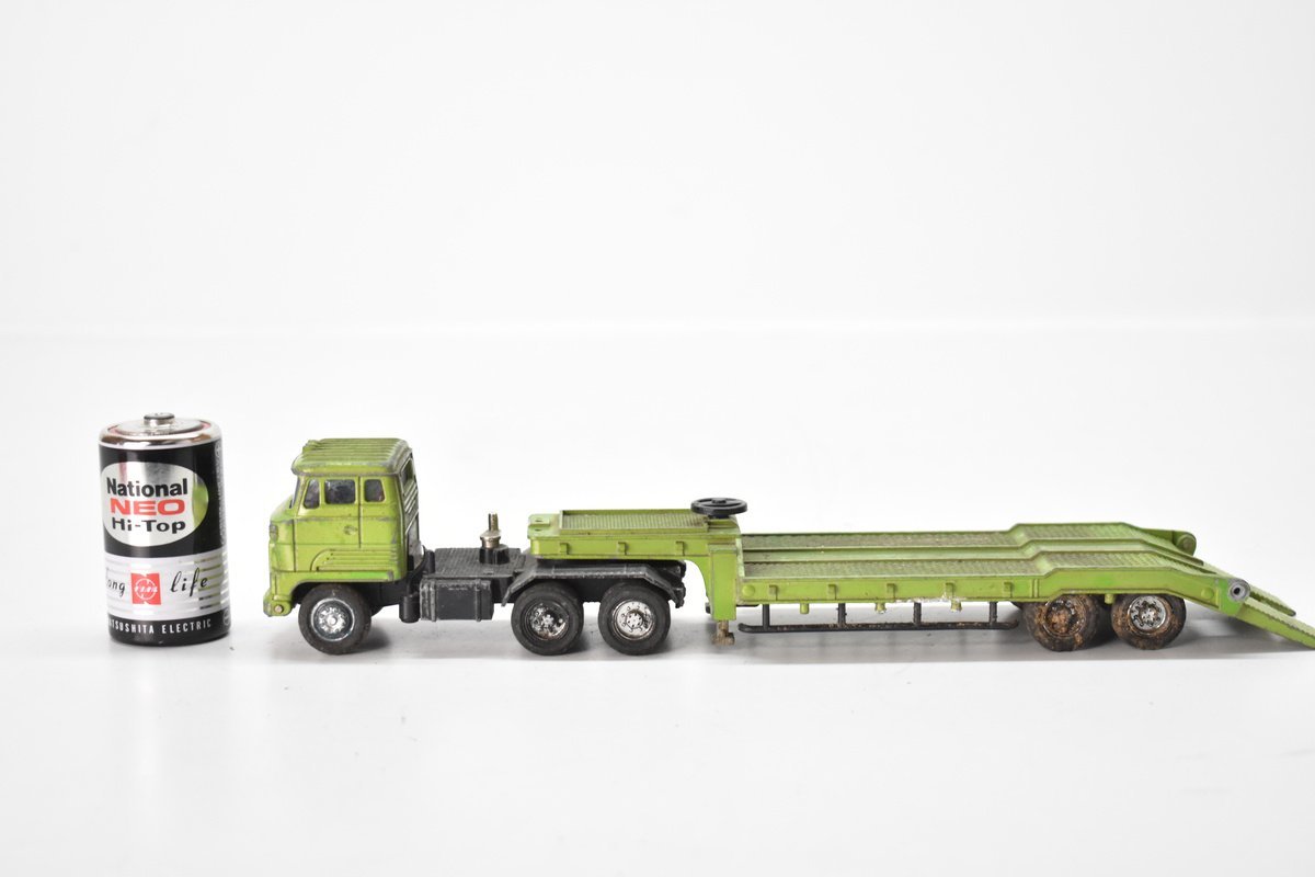 希少 SHINSEI MINI POWER No.37 日野 重量物運搬用トレーラー ミニカー