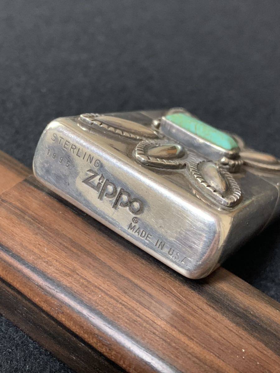 ターコイズzippo ナバホ族zippo ライター スターリングzippo 