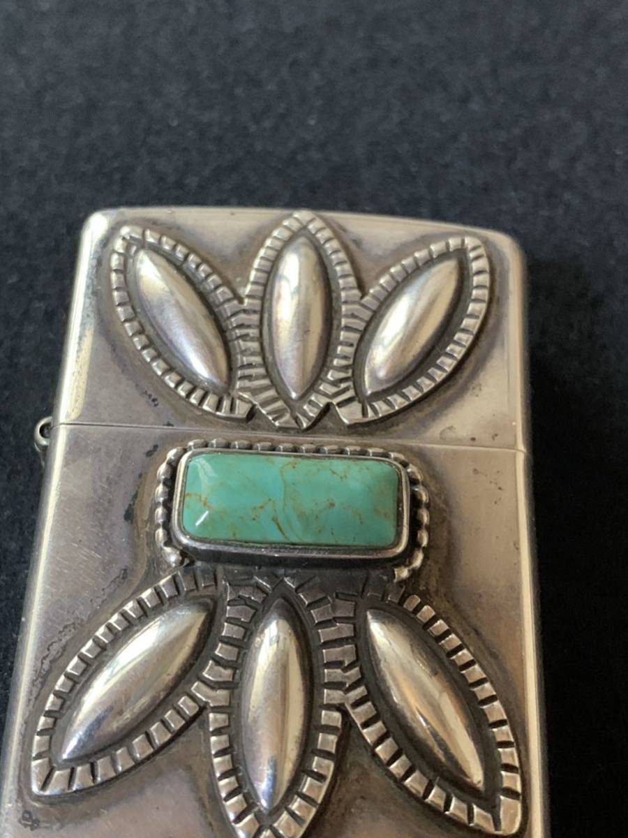 ターコイズzippo ナバホ族zippo ライター スターリングzippo 