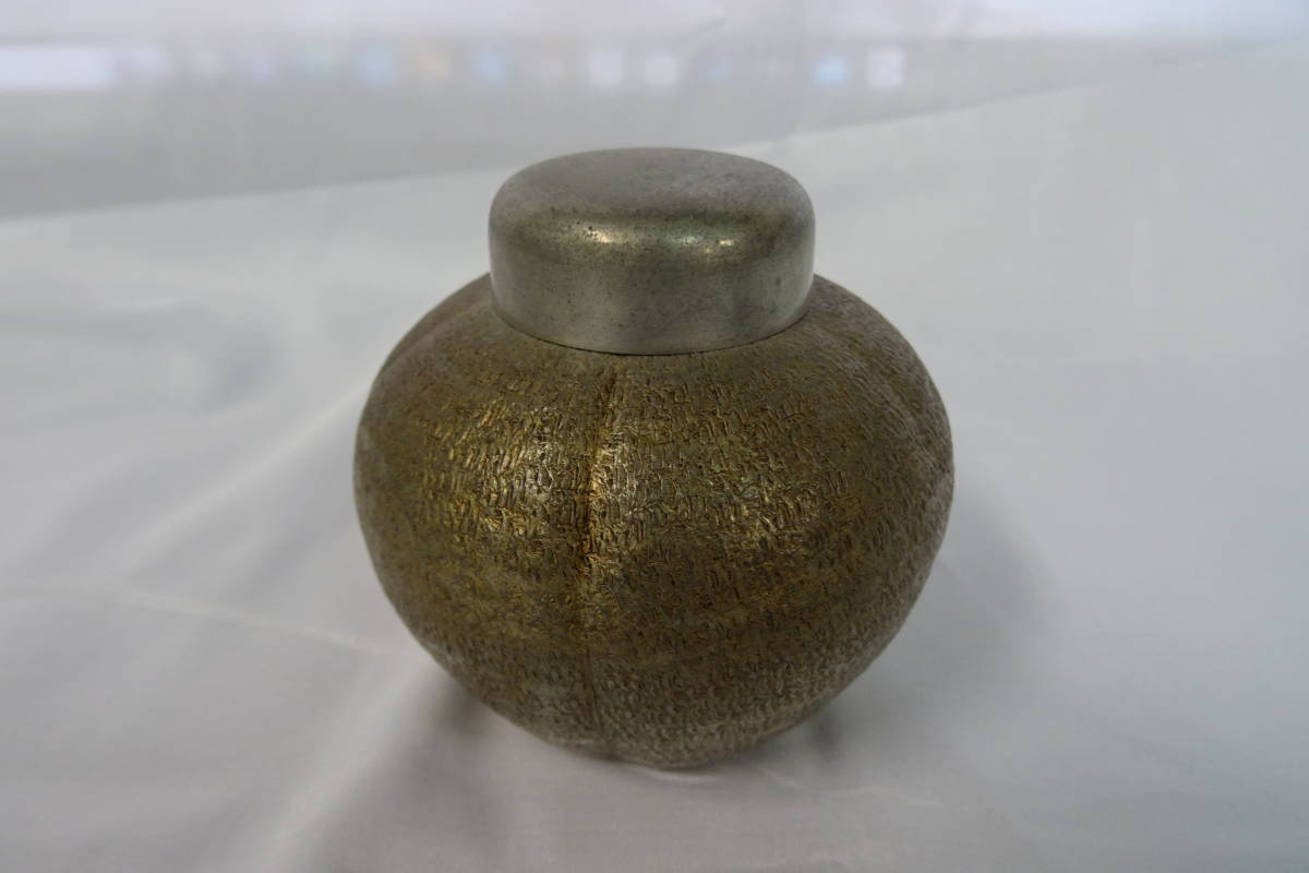 三越製 純錫 煎茶道具 錫製 茶壷 茶心壺 茶筒 茶道具 骨董