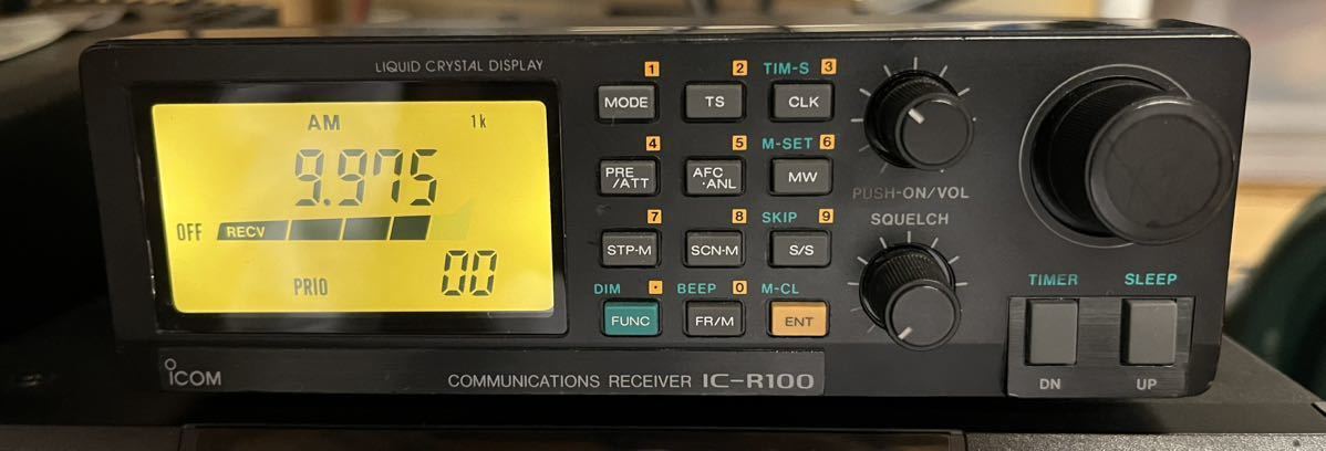 ICOM アイコム IC-R100 広帯域受信機(0.5～1800MHz)エアーバンド、航空 