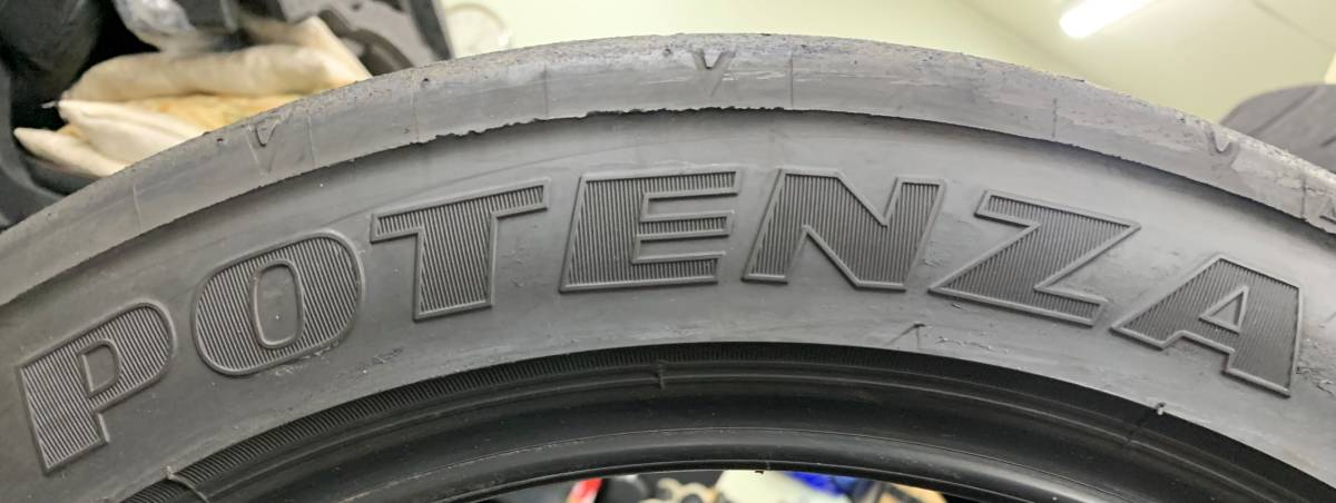 1.中古タイヤ2本【ポテンザ RE-71RS［255/40R17 98W］2022年27週 