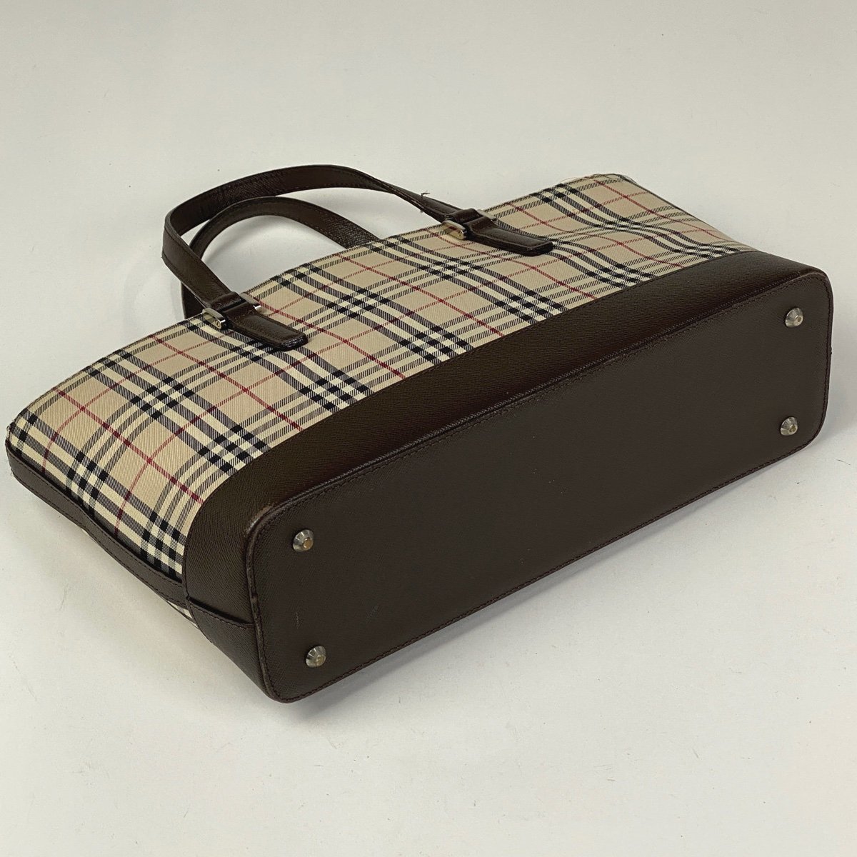バーバリー BURBERRY ハンドバッグ タマムシ チェック柄 レトロ y2k