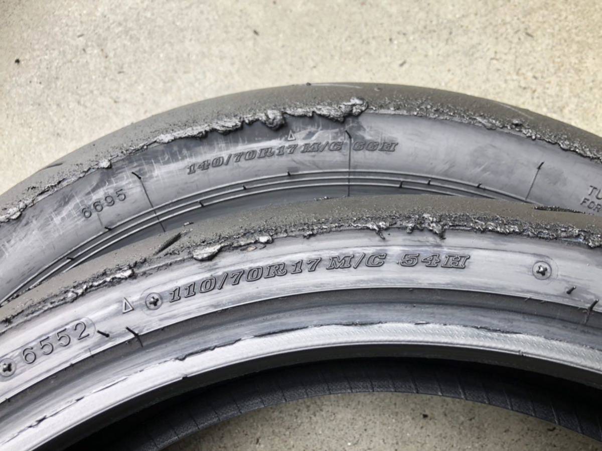 ダンロップ ‪α‬-13SP 110 150 バリ山　ラップで巻いて保管してます ダンロップ α-13SP DUNLOP α-13H α-13SPダンロップ 2016年製造 16 バリ