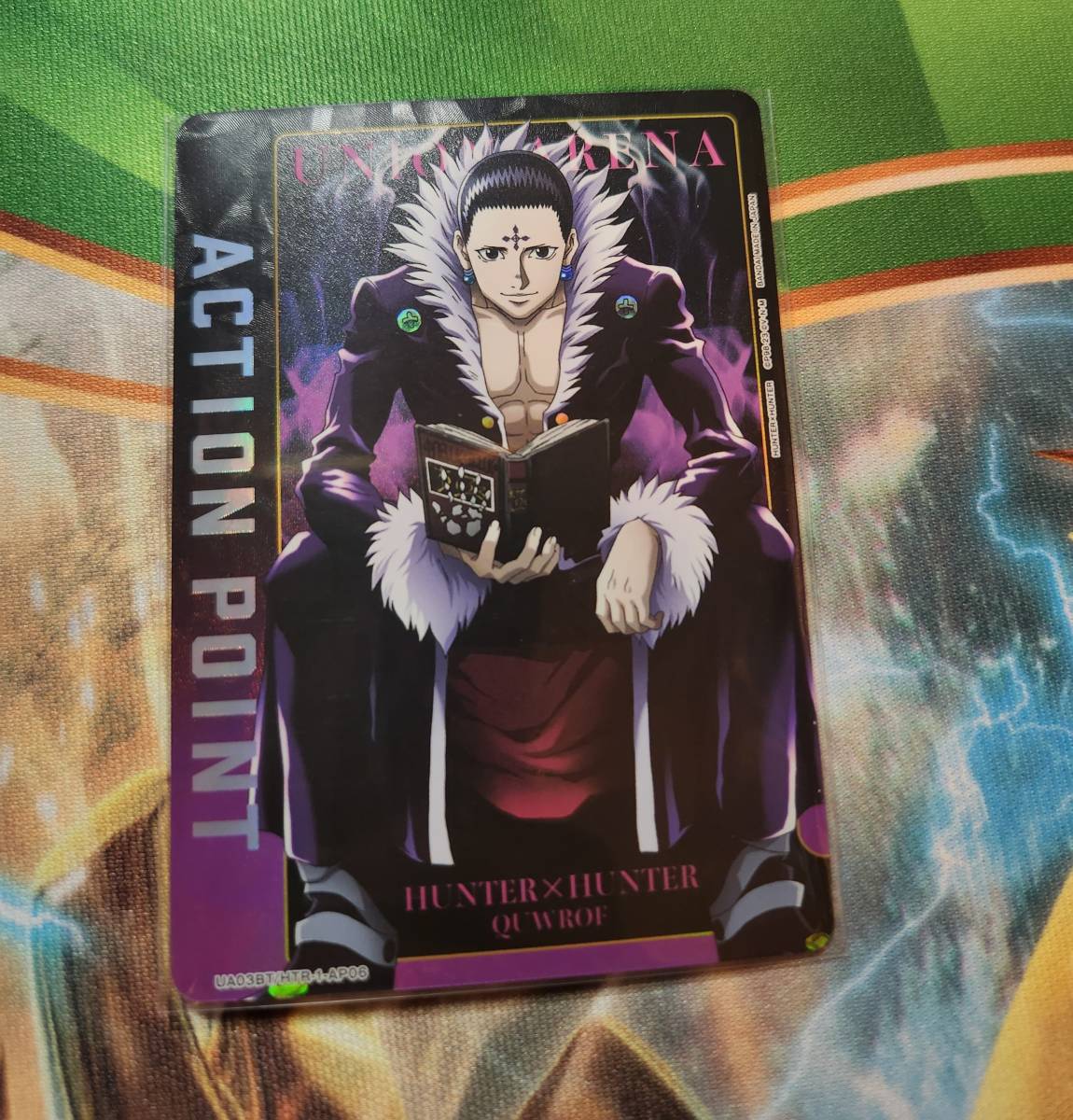 ユニオンアリーナ HUNTER×HUNTER クロロ 紫 SR パラレル 星2 Chrollo