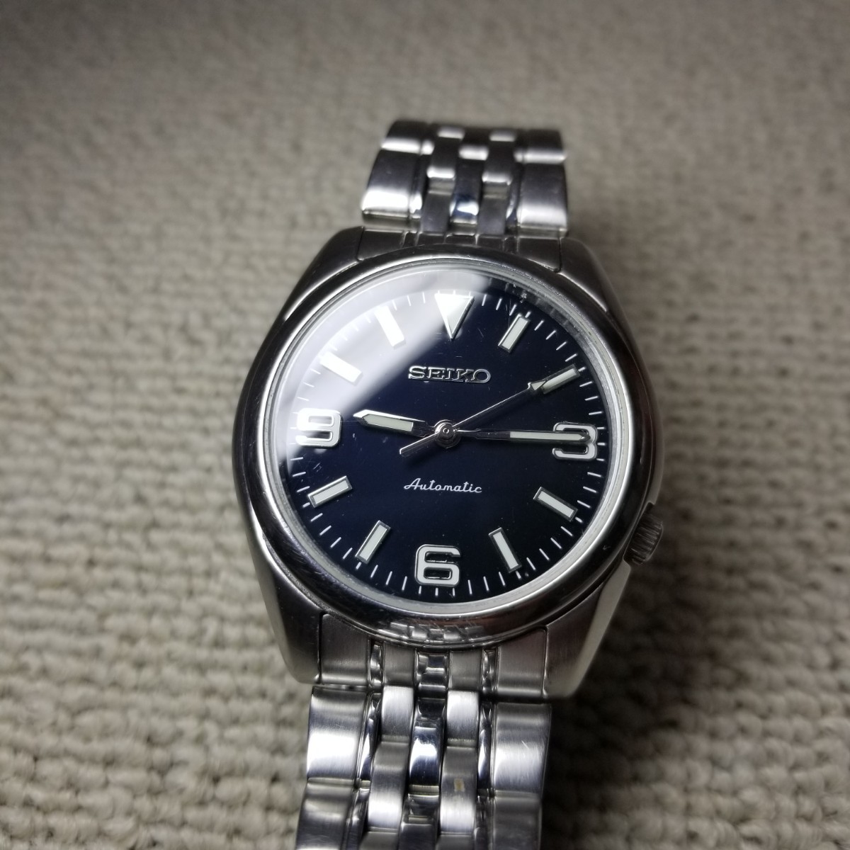 ☆良品☆希少☆黒文字盤☆SEIKO セイコー オートマチック セイコー5 