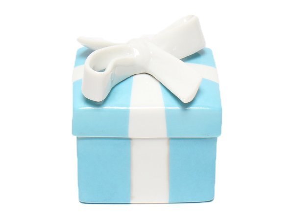 ティファニー 小物入れ インテリア ミニブルーボウボックス