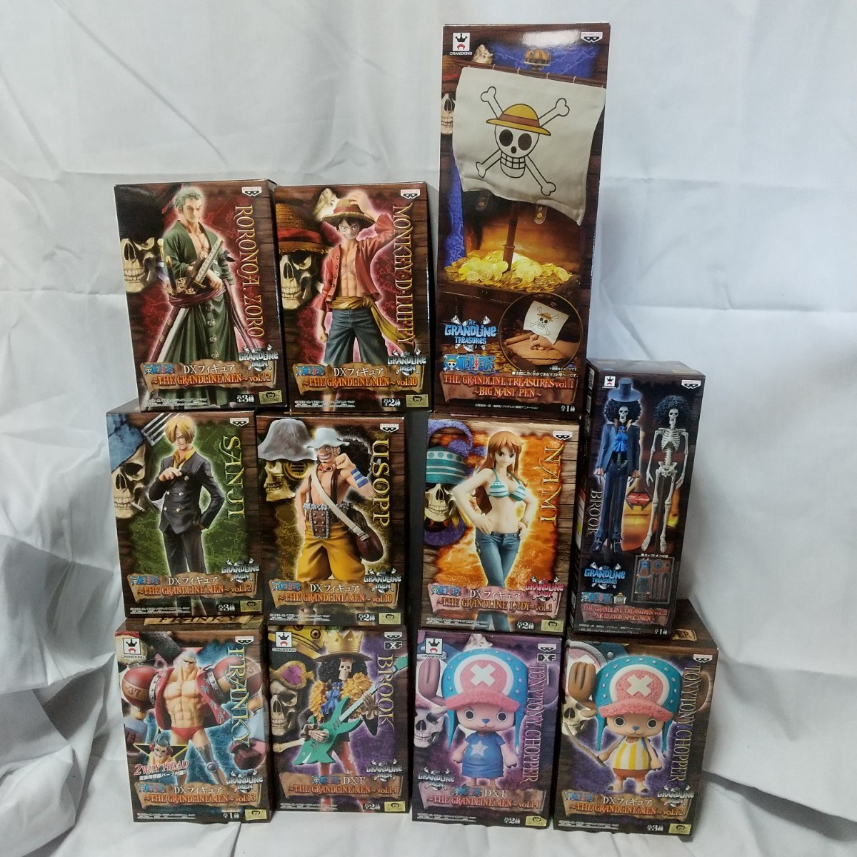 限定セール，2026 訳有 ワンピース DX フィギュア The Grandline men ルフィ ゾロ ナミ ウソップ サンジ チョッパー フランキー ブルック グラメン(その他)｜売買されたオークション情報、yahooの商品情報をアーカイ その他