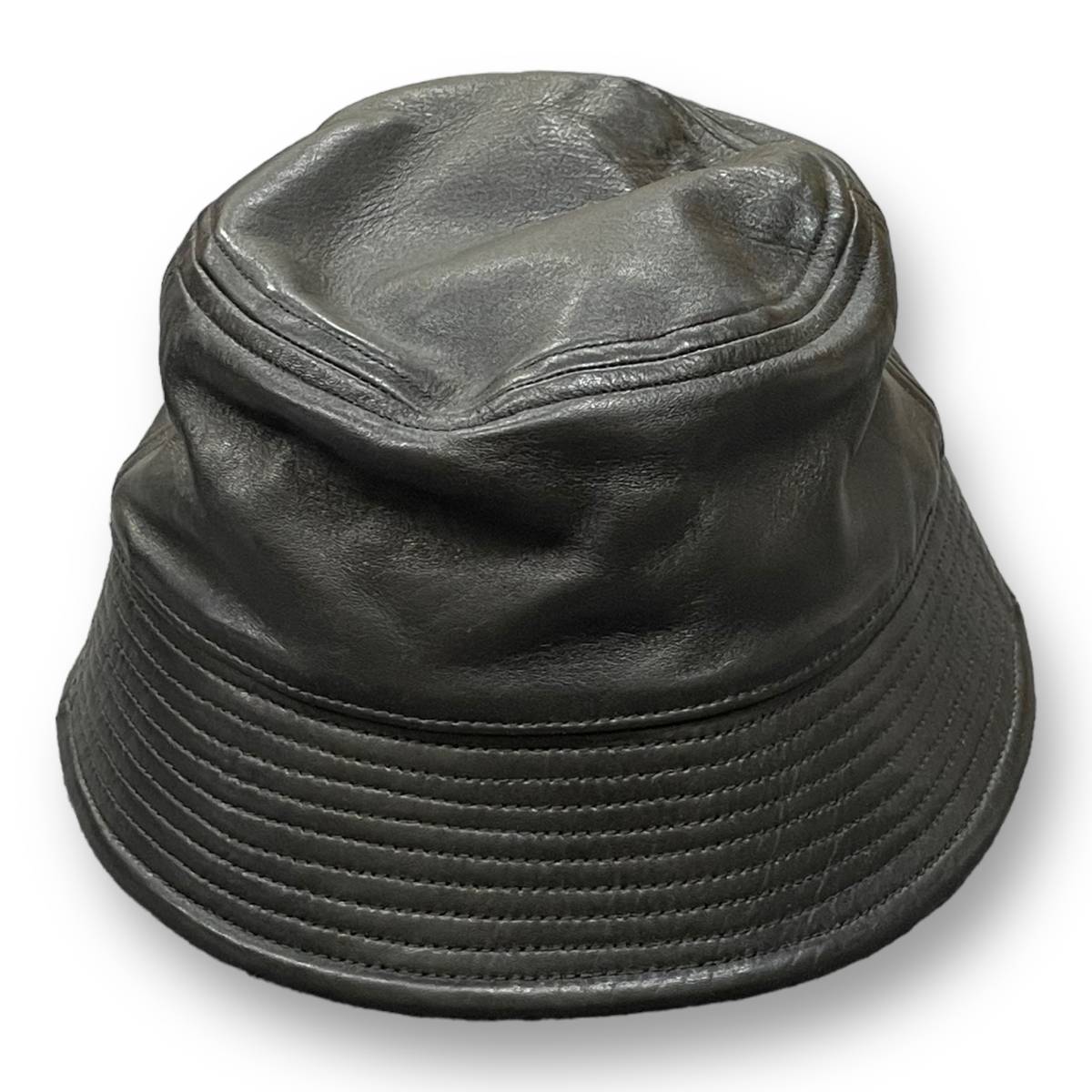 定52800円 新品 ○ Antidote Buyers Club 22SS Leather Bucket Hat RX 
