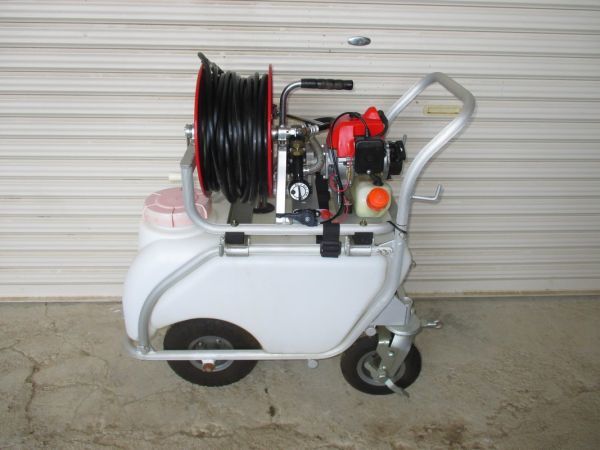 宮崎 アサバ 小型動力散布機 キャリー動噴 AT-50 噴霧器 ホースノズル