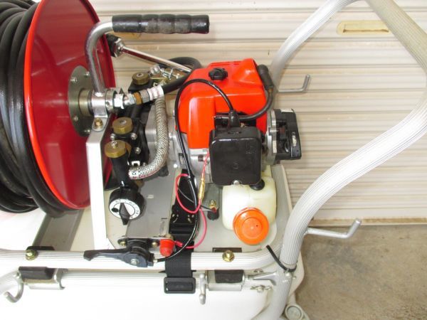 宮崎 アサバ 小型動力散布機 キャリー動噴 AT-50 噴霧器 ホースノズル