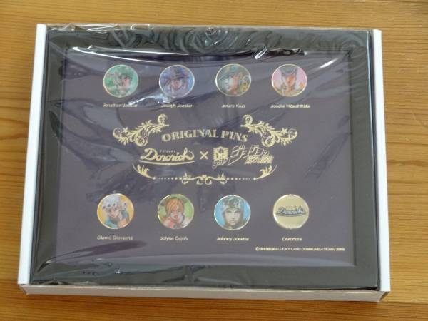 ドロリッチ×ジョジョ オリジナルピンズ コンプリートセット 