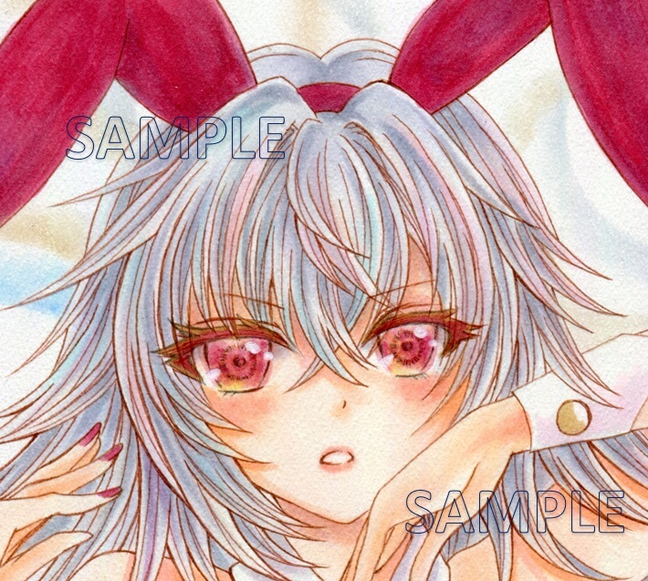 手描きイラスト オリジナル 「クールバニーガール」 コピック イラスト