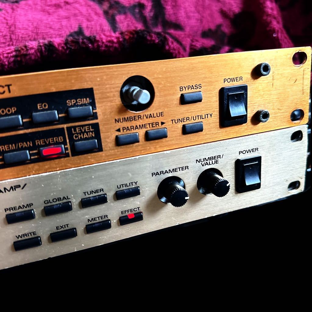 BOSS ボス GX-700 マルチエフェクター& Roland ローランド GP-100