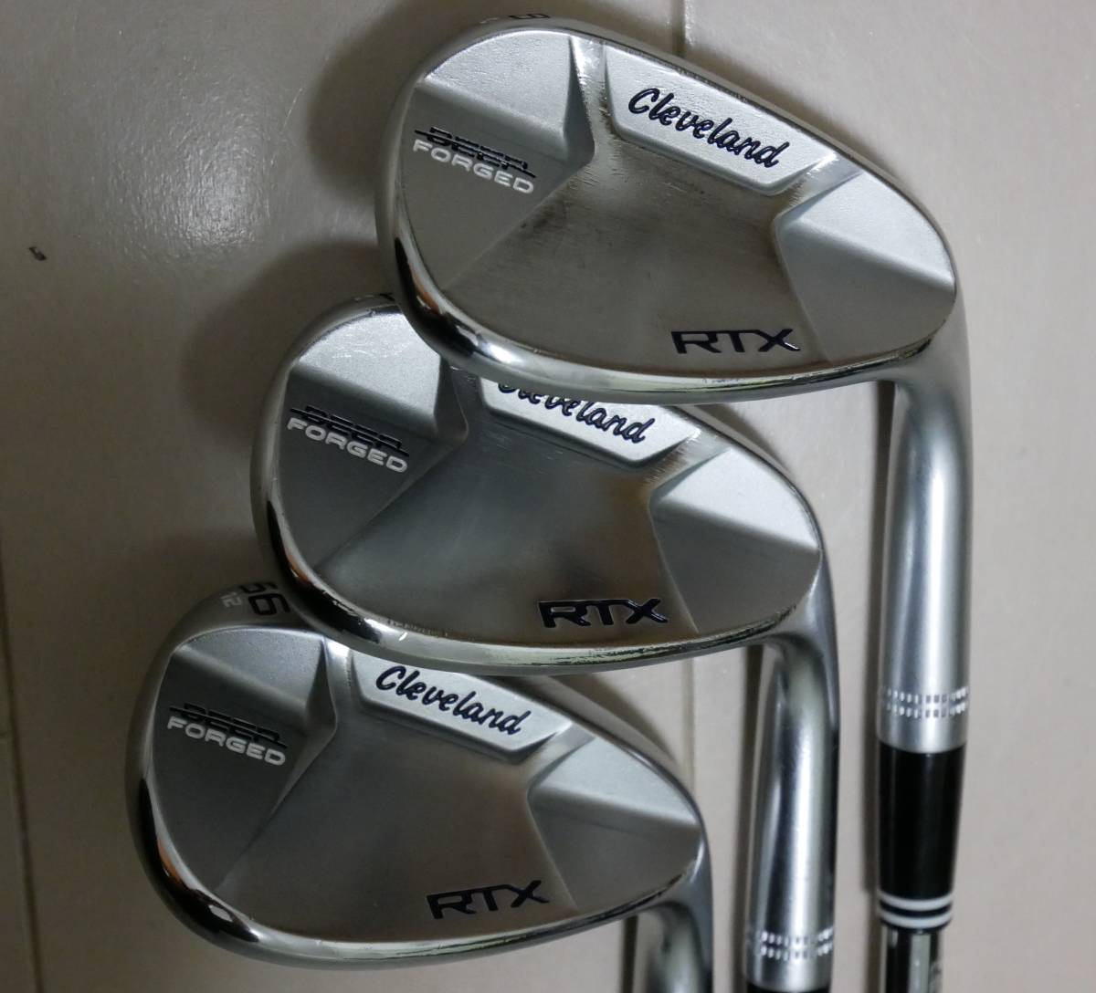 中古 クリーブランド Cleveland RTX DEEP FORGED ウェッジ 3本 セット