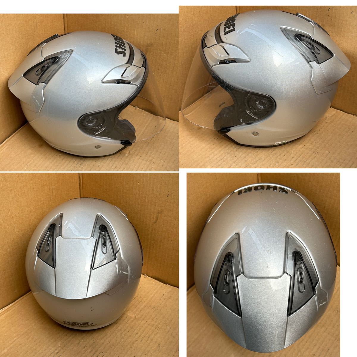 SHOEI(ショウエイ) J-FORCE3 ライトシルバー ジェットヘルメット （L