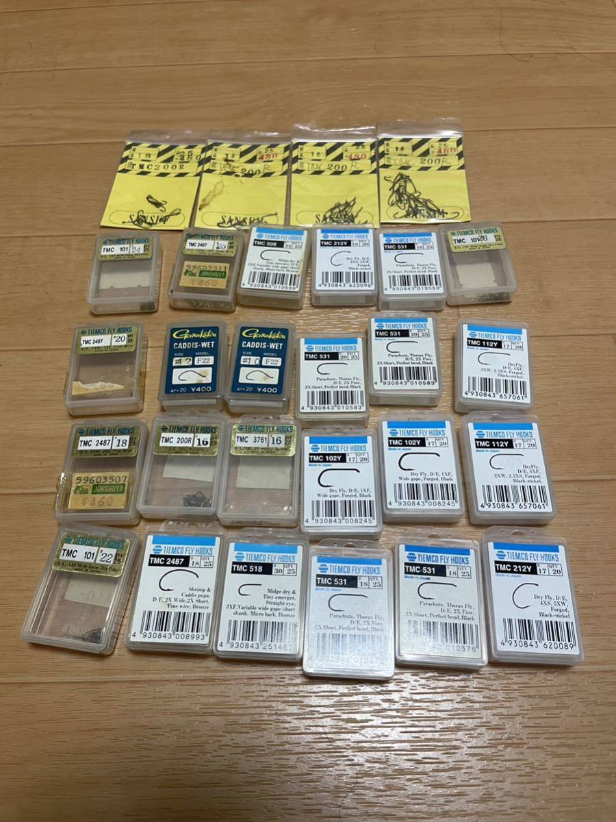 フライ フック ティムコ ミッジ ドライ フライ 28個 セット